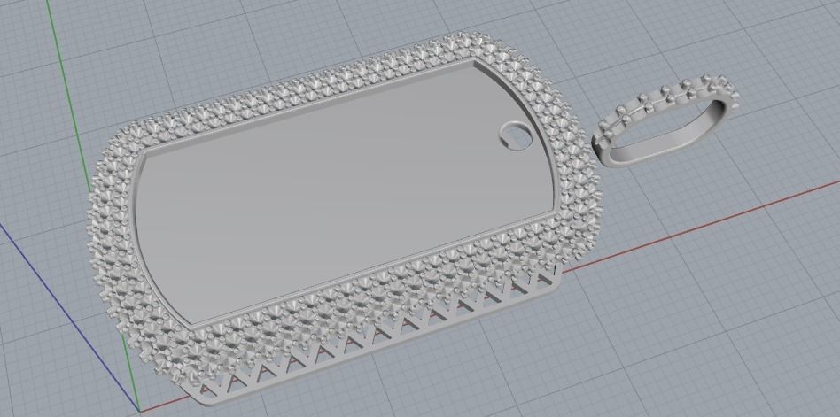 Pendant Model 3027 3D print model_3