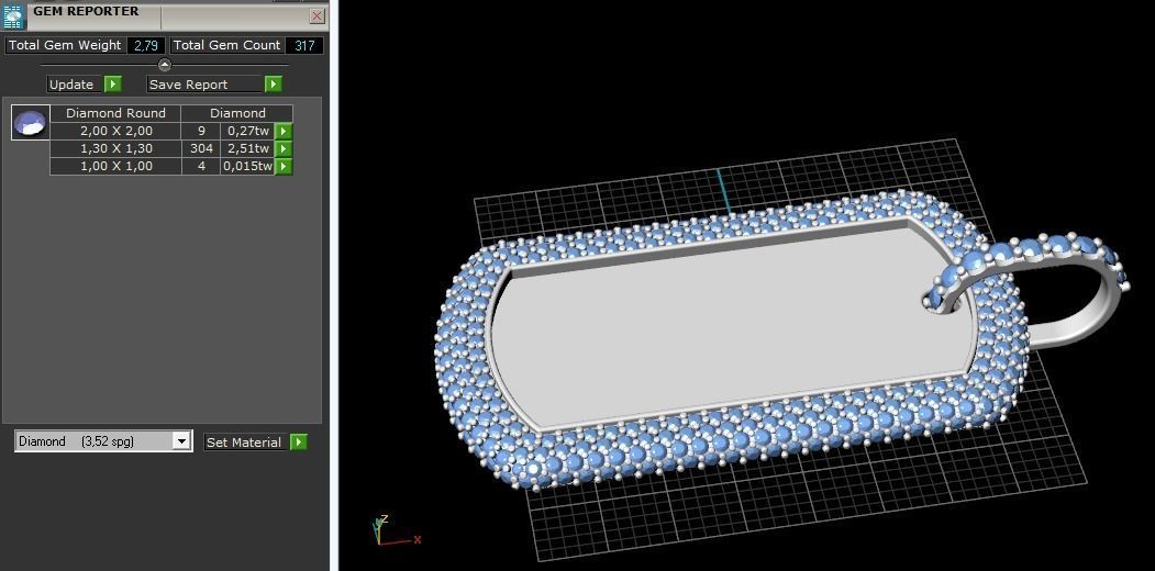 Pendant Model 3027 3D print model_9