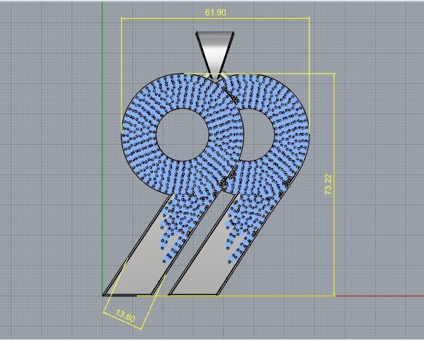 Pendant 99 Model 3017 3D print model_6