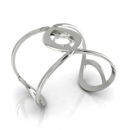 Bracelet Marquise Model 3007 3D print model_1