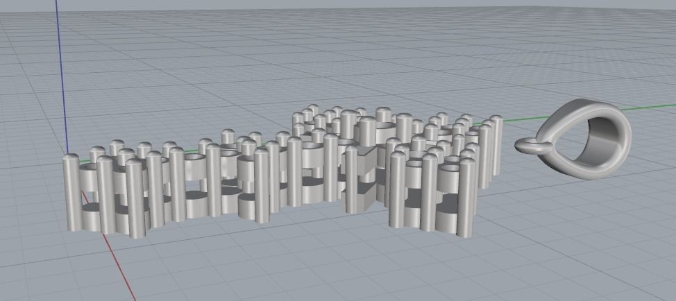 Pendant Cross Model 3003 3D print model_3