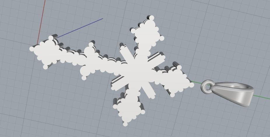 Pendant Cross Model 3003 3D print model_4