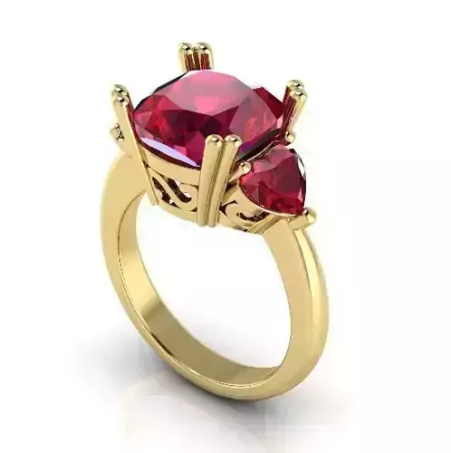 Heart ring Model 2998