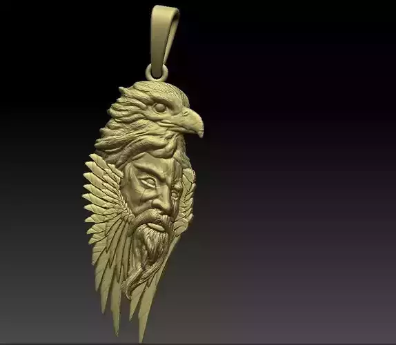 pendant hunter  3D print model