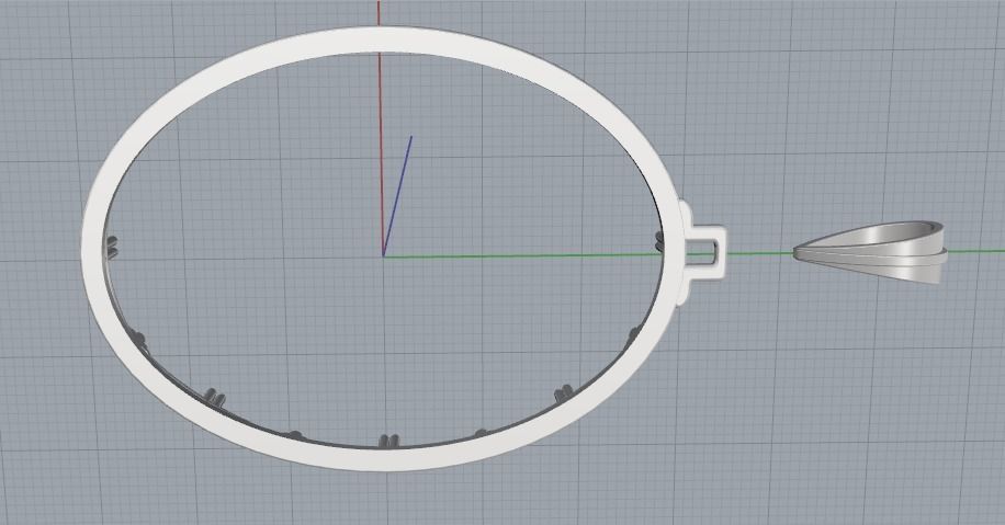 Pendant Model 2992 3D print model_3