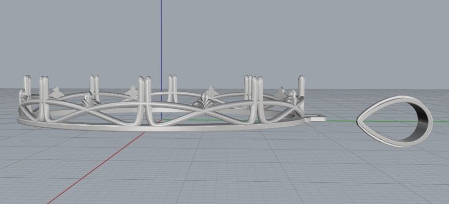 Pendant Model 2992 3D print model_2