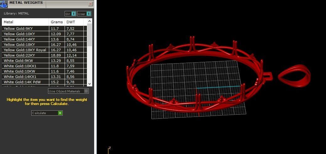 Pendant Model 2992 3D print model_9