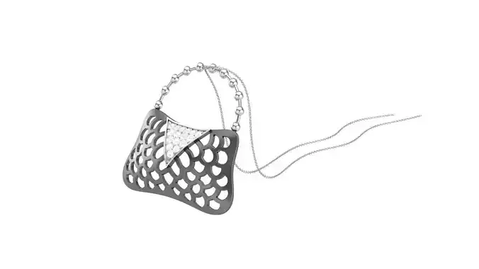 Women Purse Pendants 3dm STL OBJ FBX Renders Details