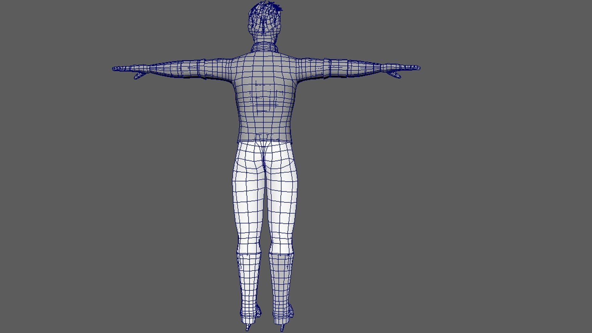 Figure Skating Actions 3D model_10