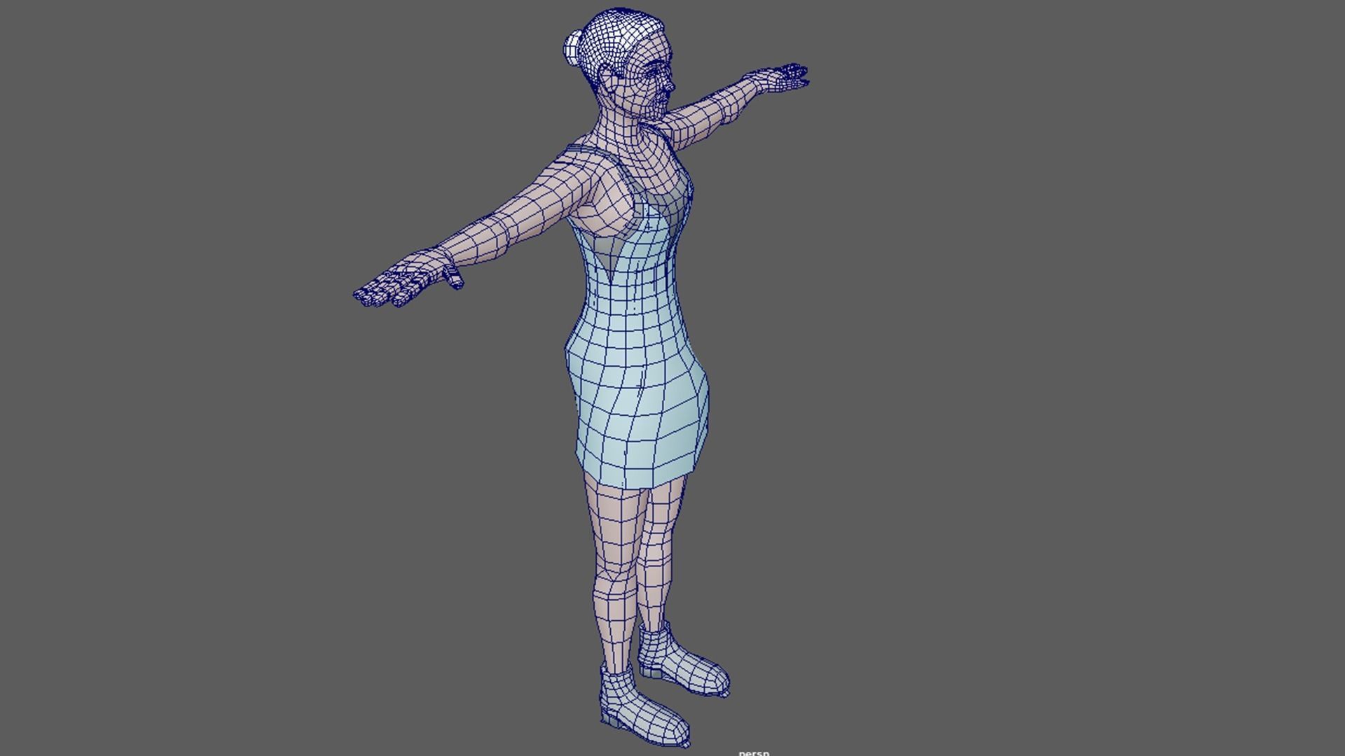 Figure Skating Actions 3D model_13