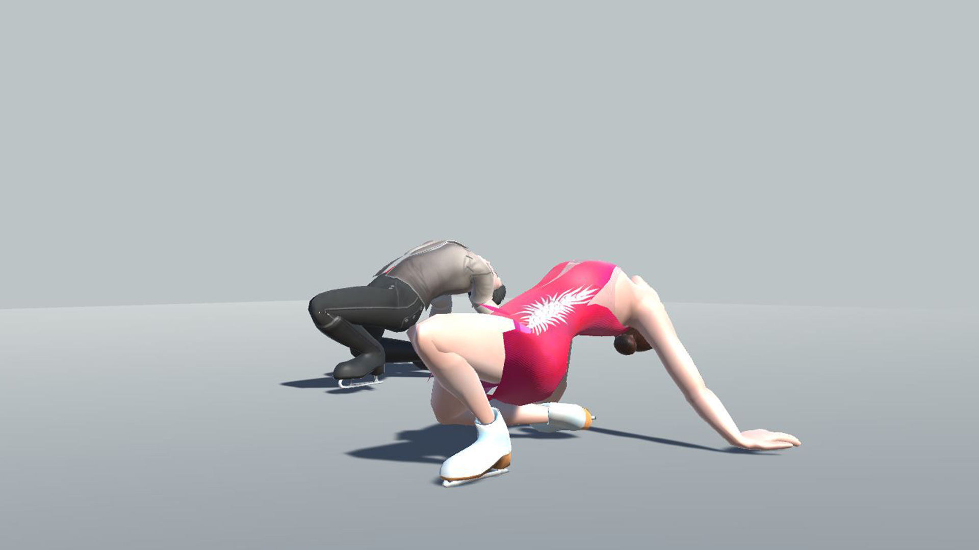 Figure Skating Actions 3D model_5