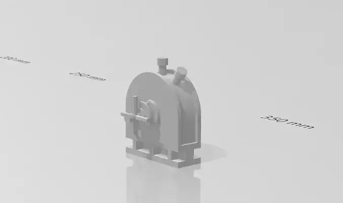 Simple anchor winch for small tugboat