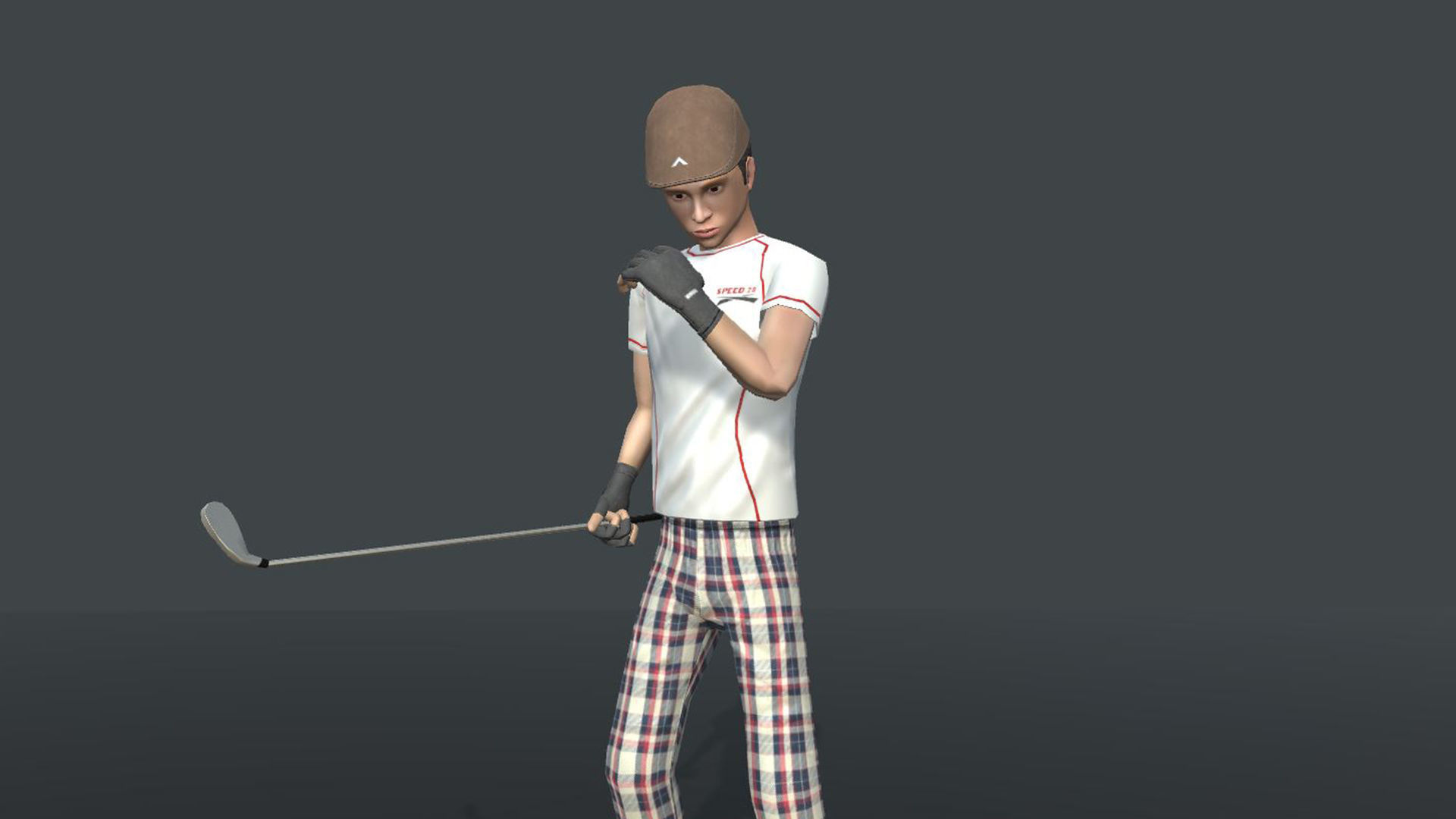 Golf Action Actions 3D model_4