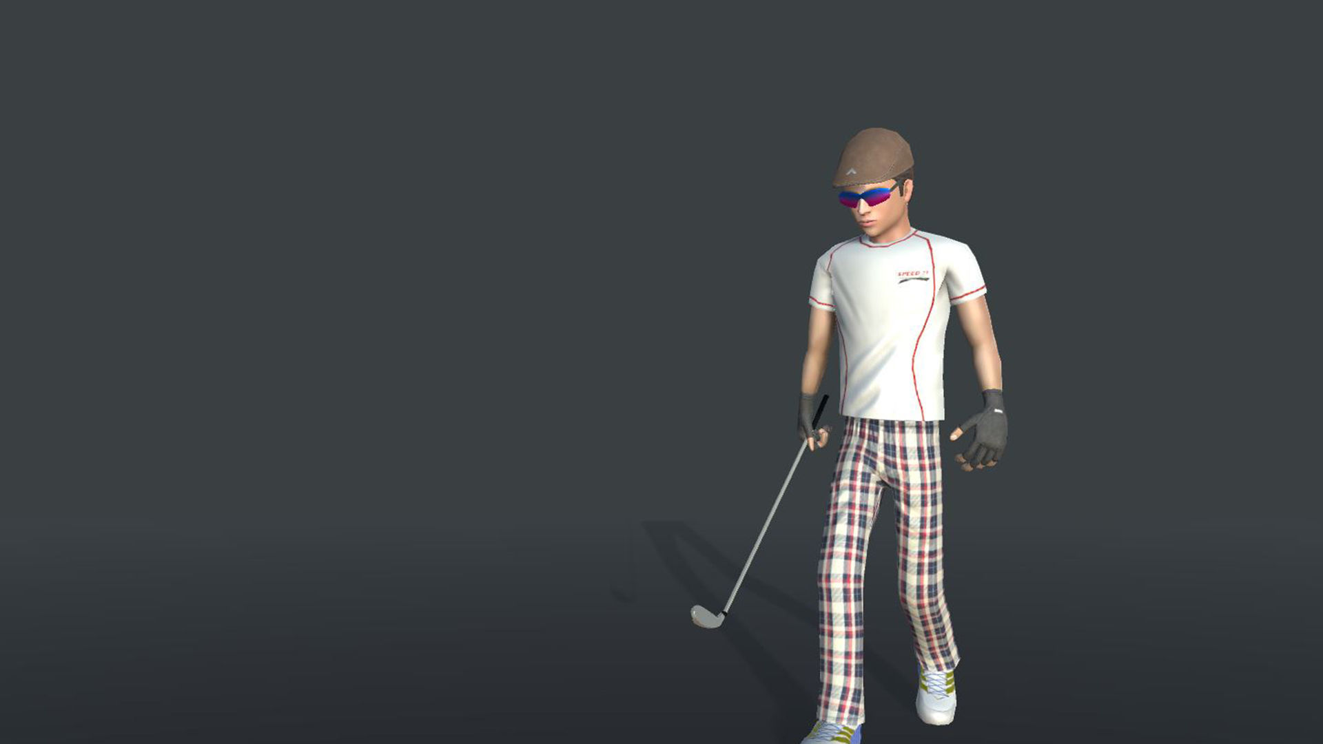 Golf Action Actions 3D model_7