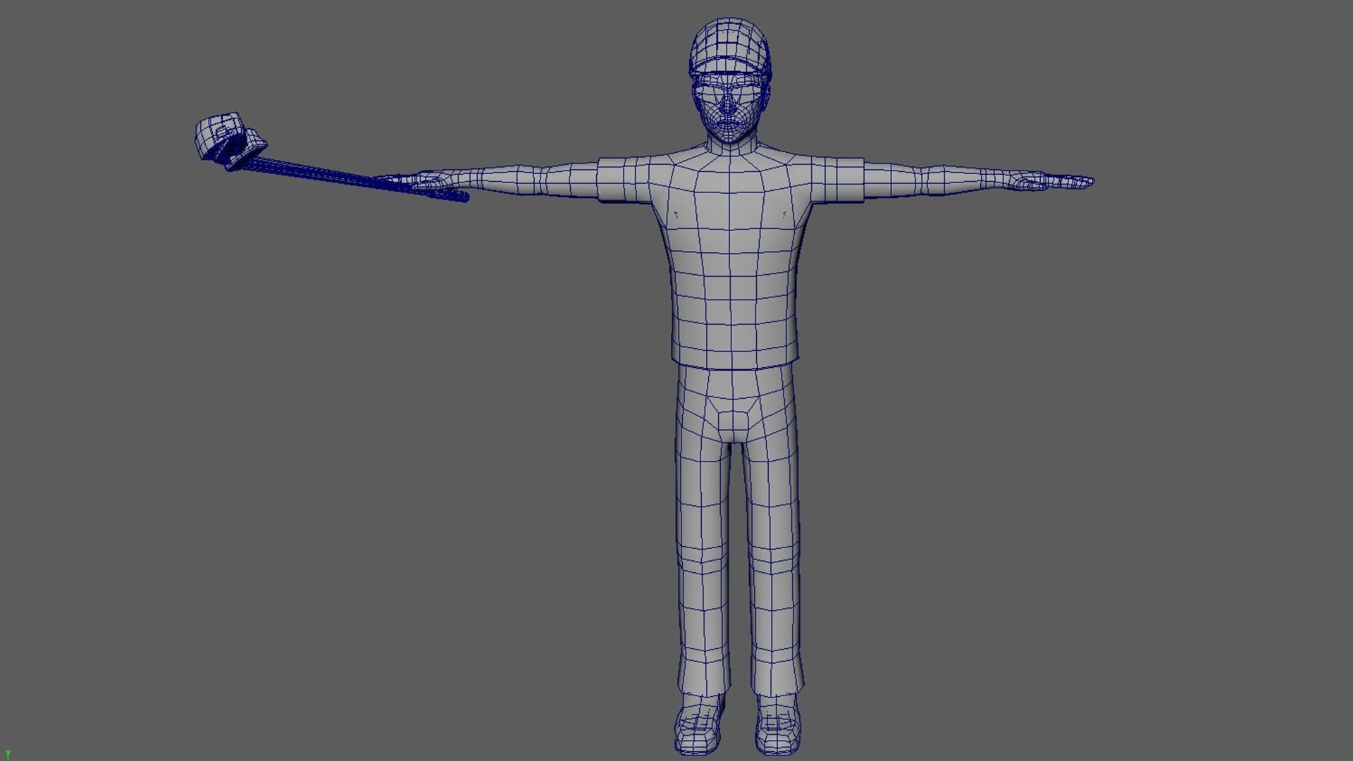 Golf Action Actions 3D model_11