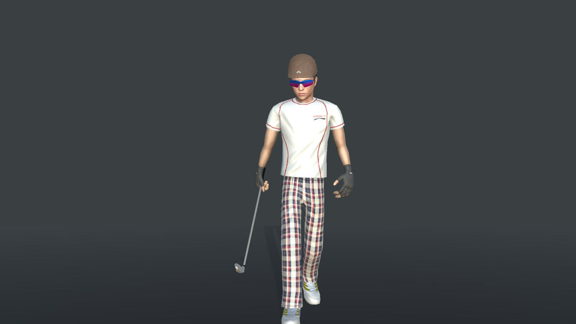 Golf Action Actions 3D model_6