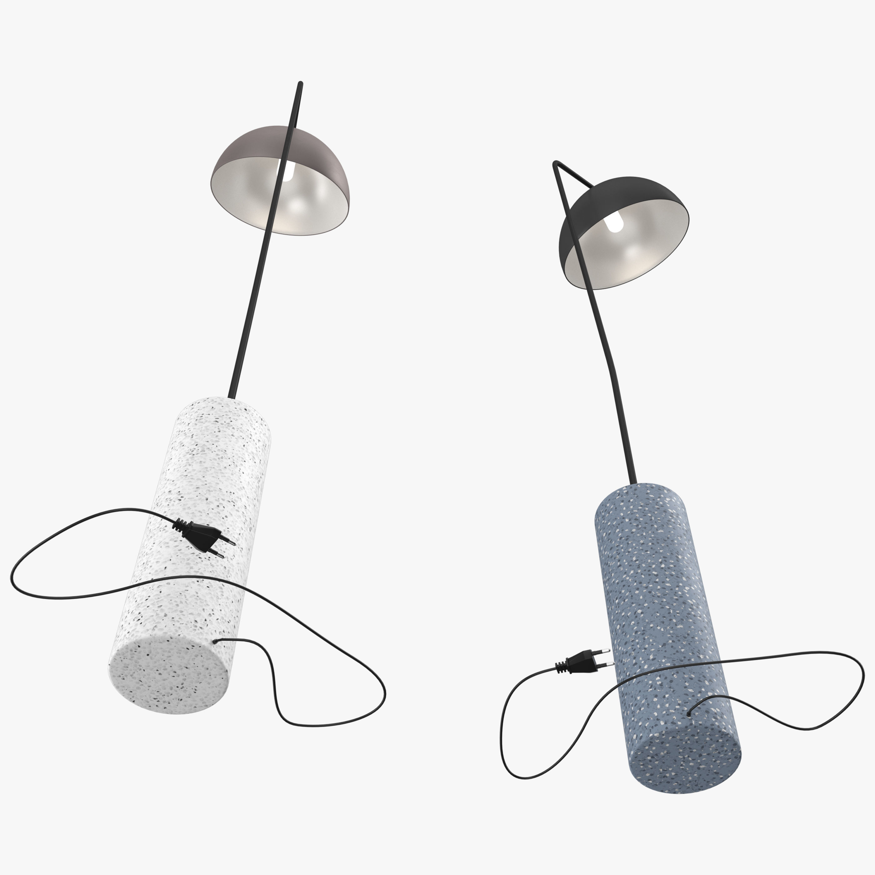 Luminaire Authentik Dome Floor Lamps 3D model_3