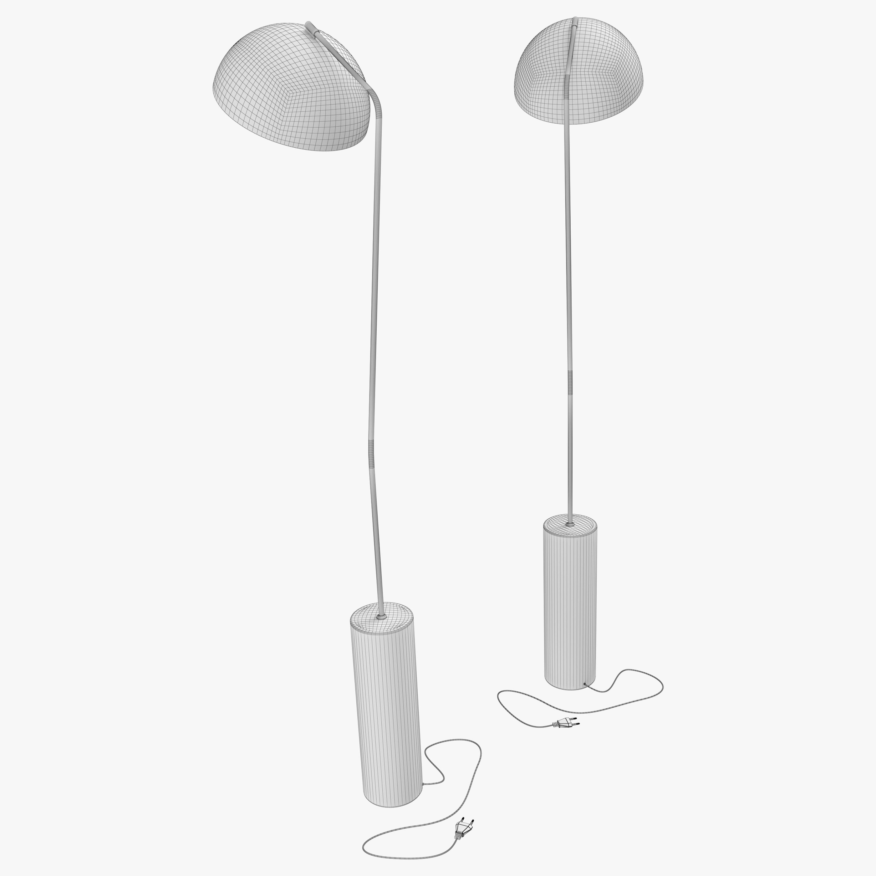 Luminaire Authentik Dome Floor Lamps 3D model_7