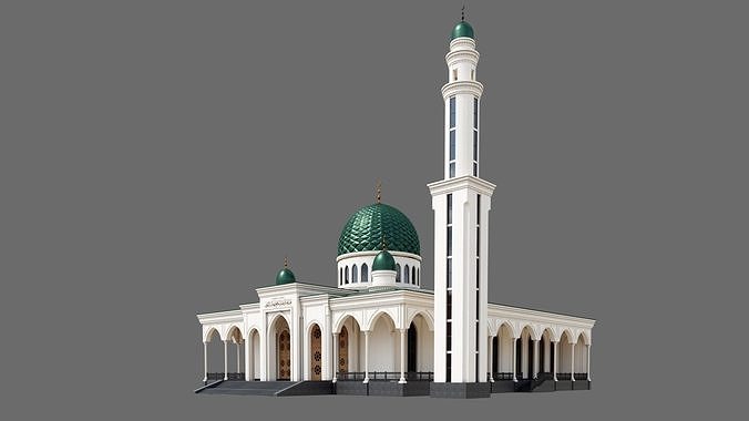Mosque ID018 3D model