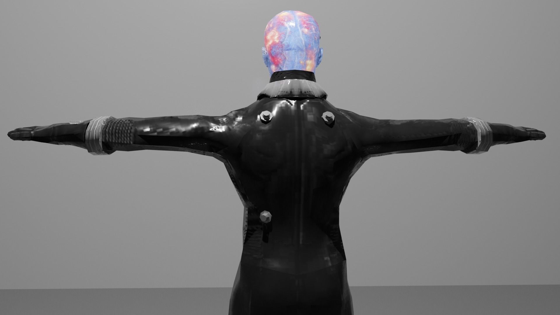 Electro  Low-poly 3D model_5