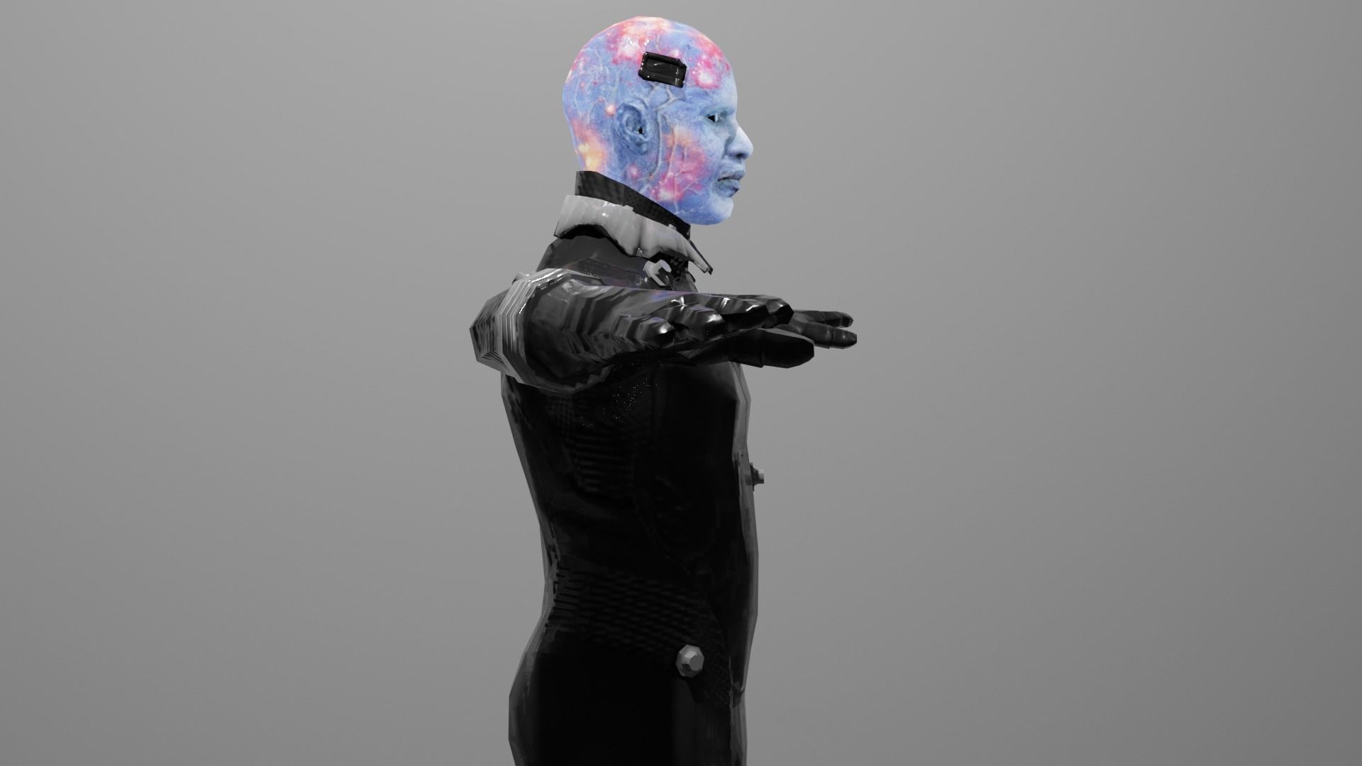 Electro  Low-poly 3D model_3