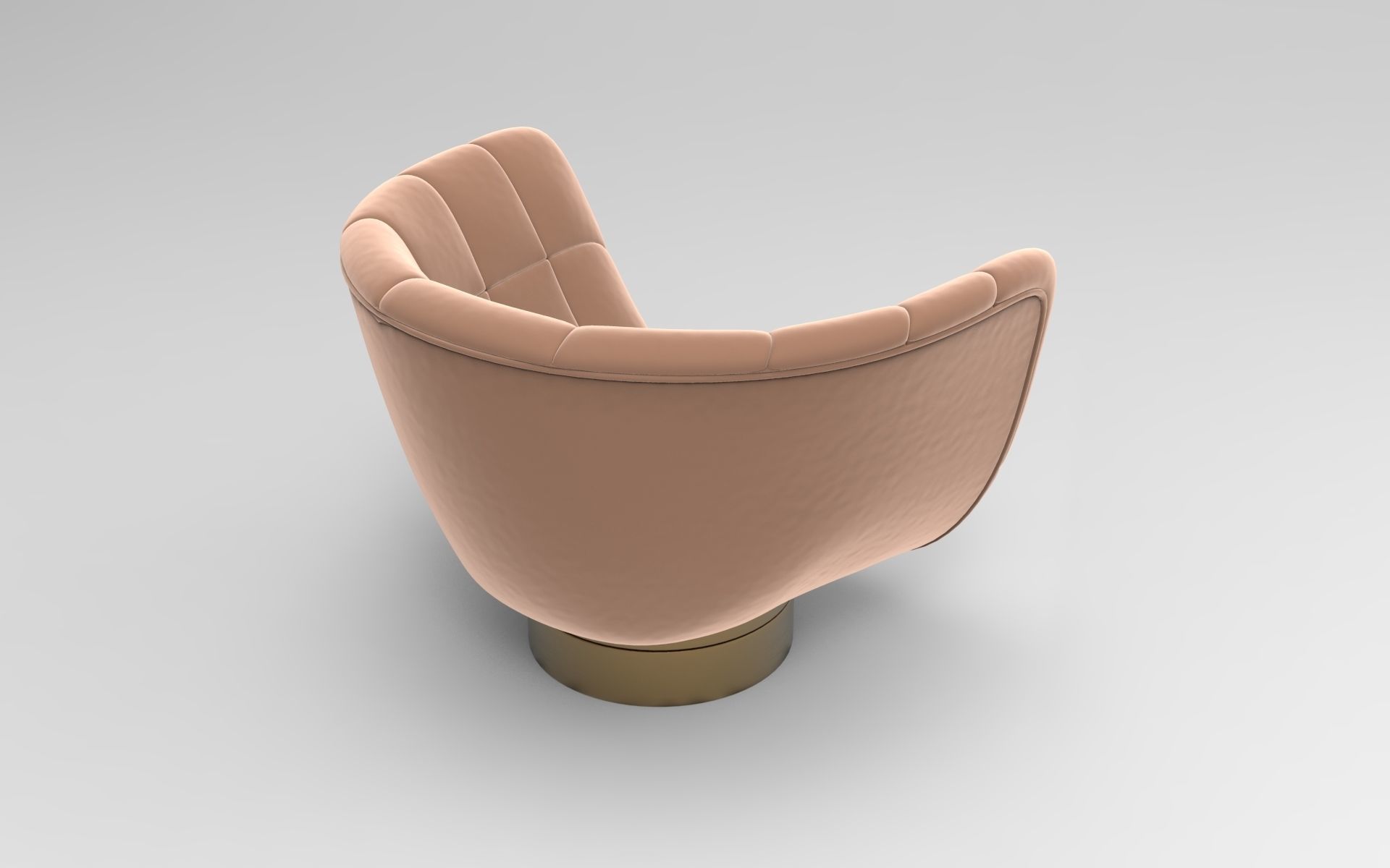 Leaf Armchair 3D model_1