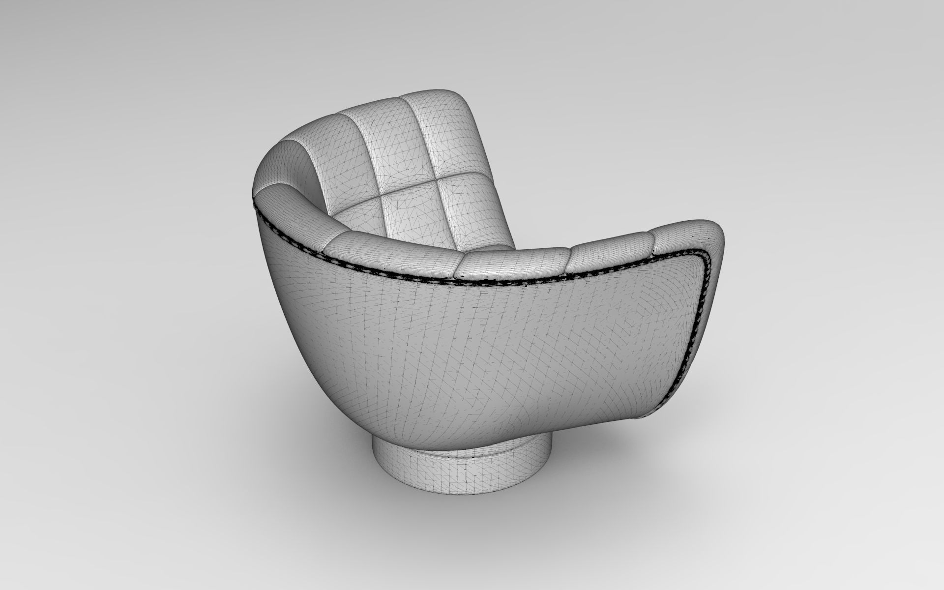 Leaf Armchair 3D model_6