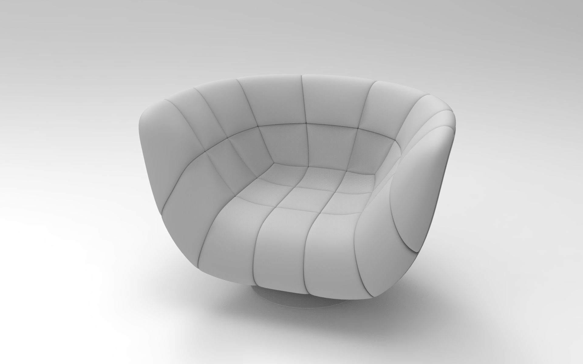 Leaf Armchair 3D model_8