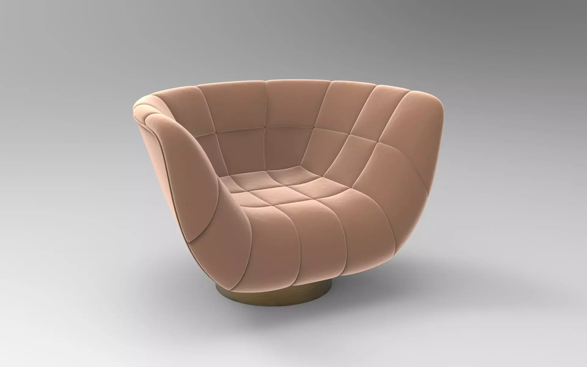 Leaf Armchair 3D model_0