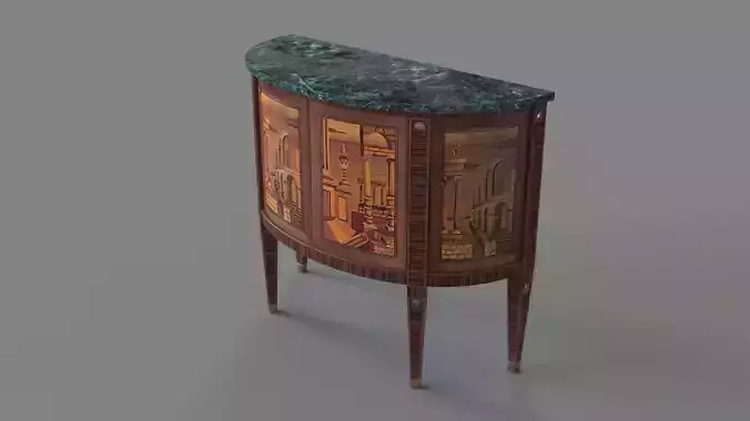 Demi Lune Console Table