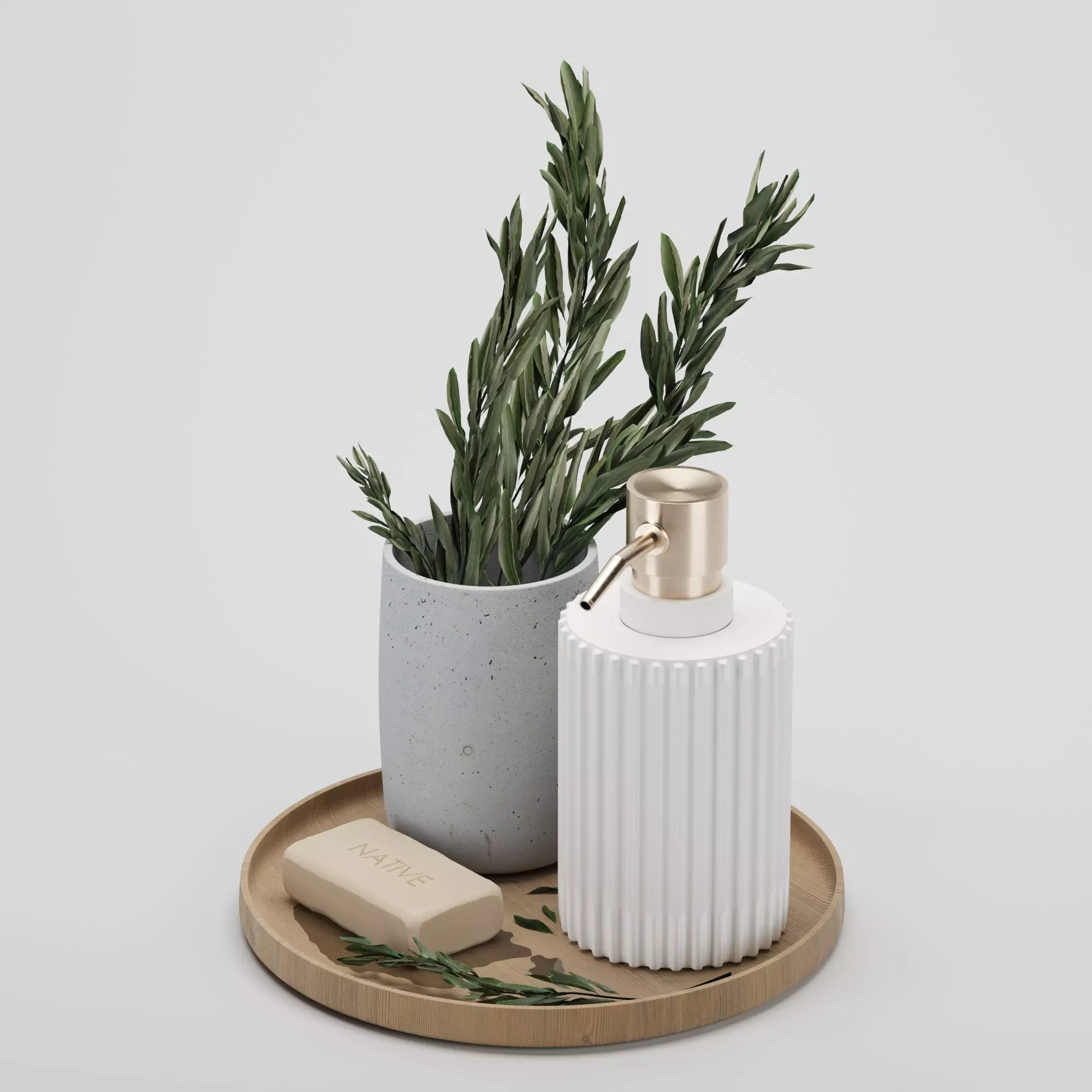 decorative set 03 3D model