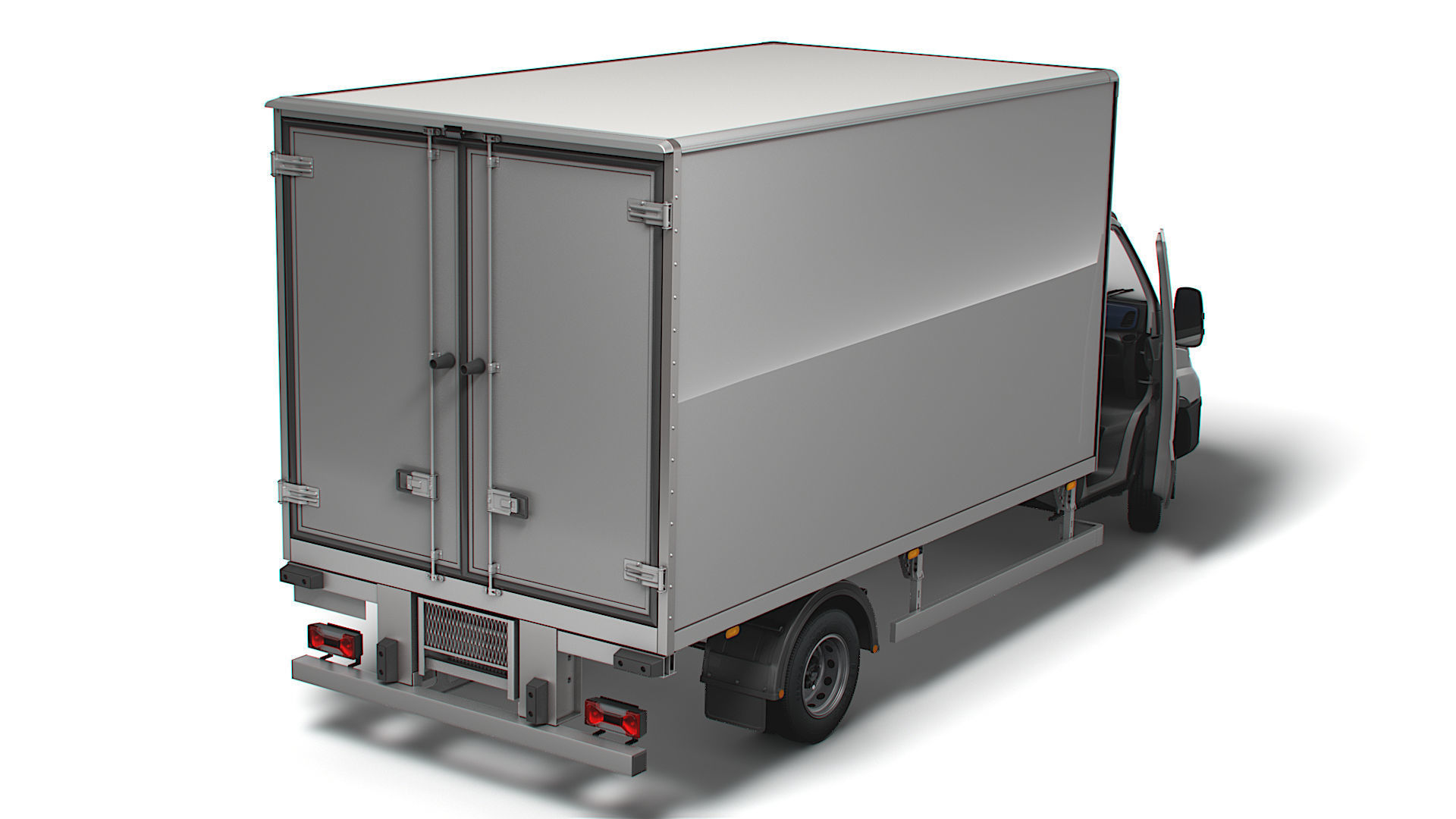 Iveco Dayli Box HQ Interior 2023 3D model_2