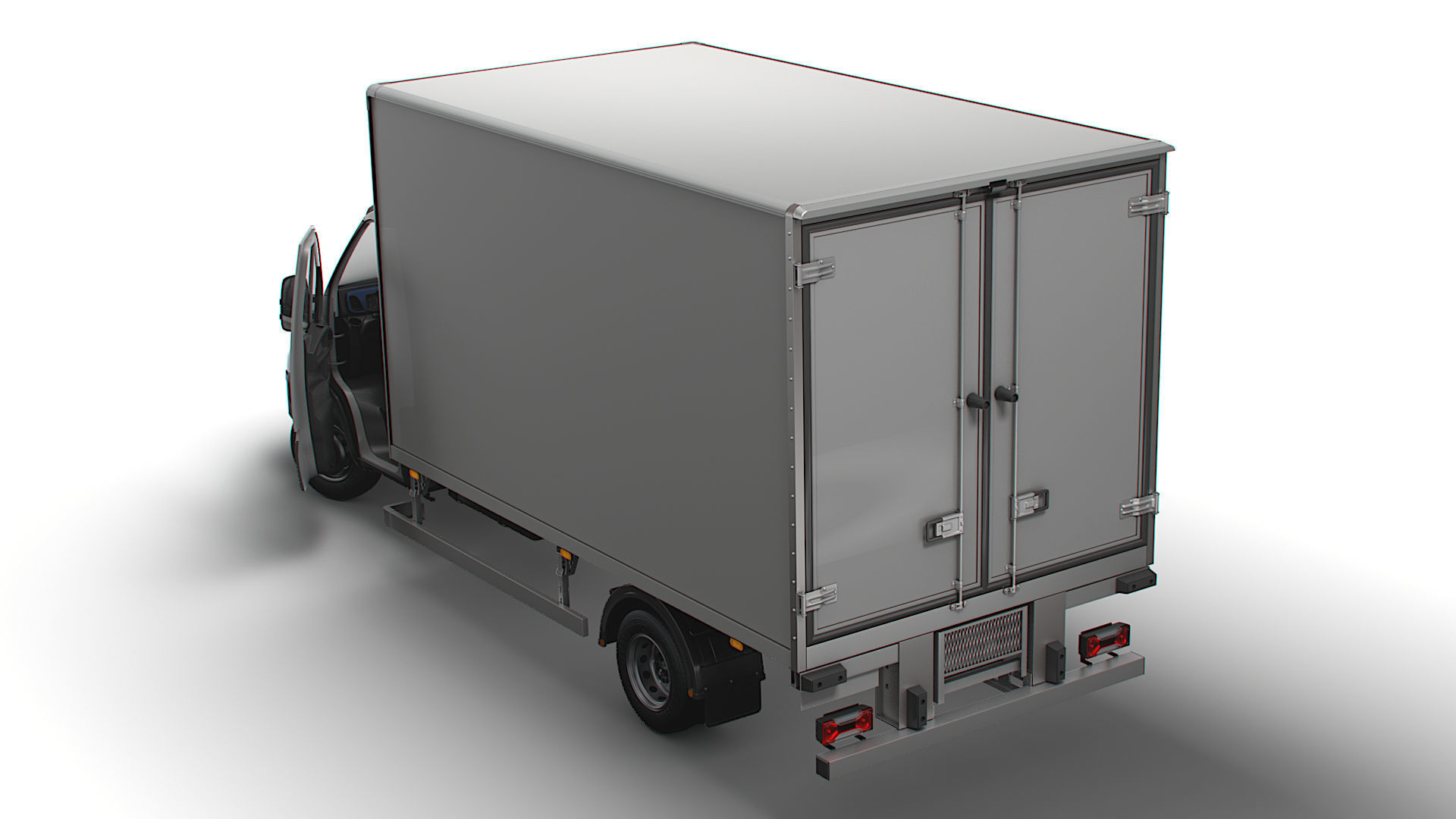 Iveco Dayli Box HQ Interior 2023 3D model_3
