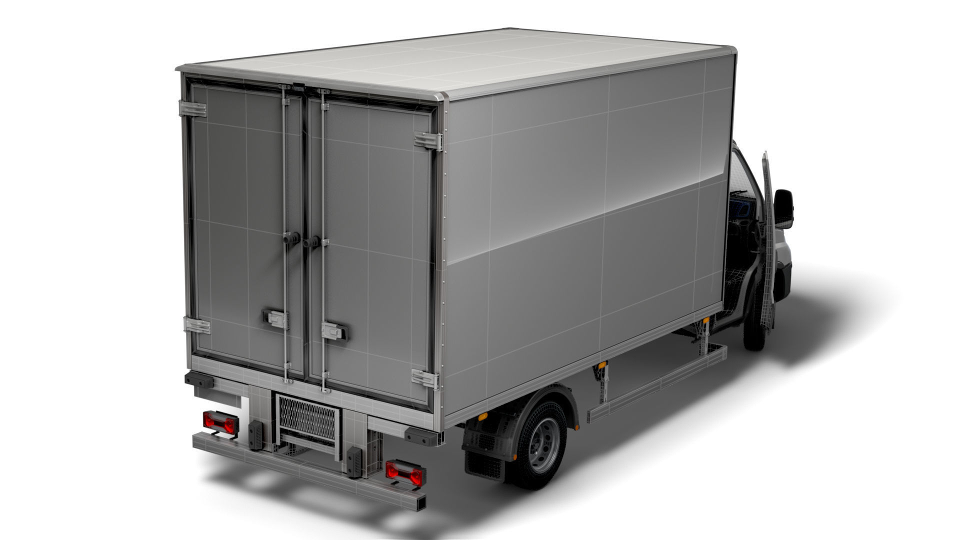 Iveco Dayli Box HQ Interior 2023 3D model_13