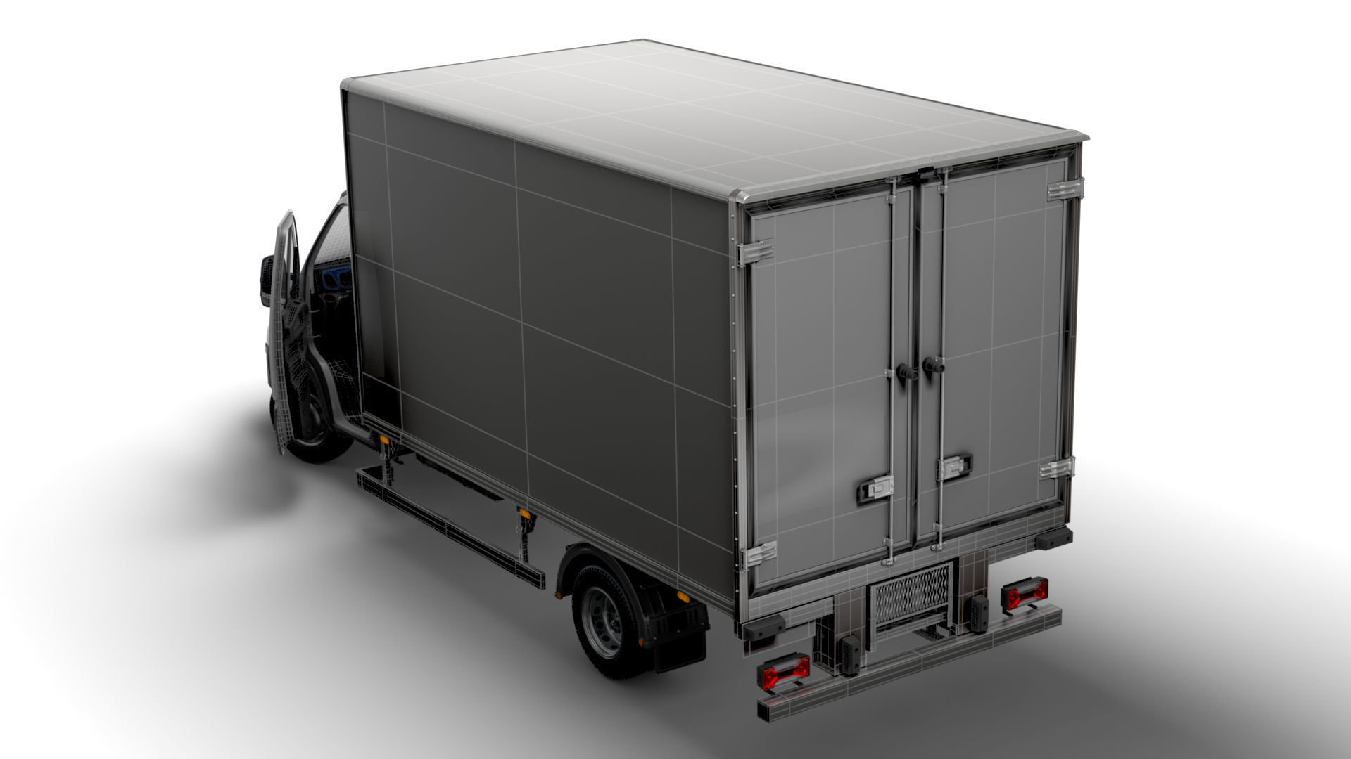Iveco Dayli Box HQ Interior 2023 3D model_14