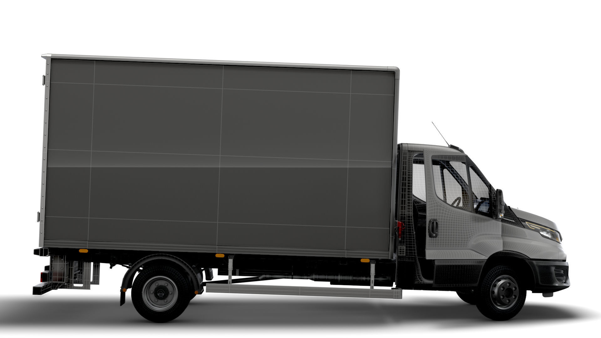 Iveco Dayli Box HQ Interior 2023 3D model_15