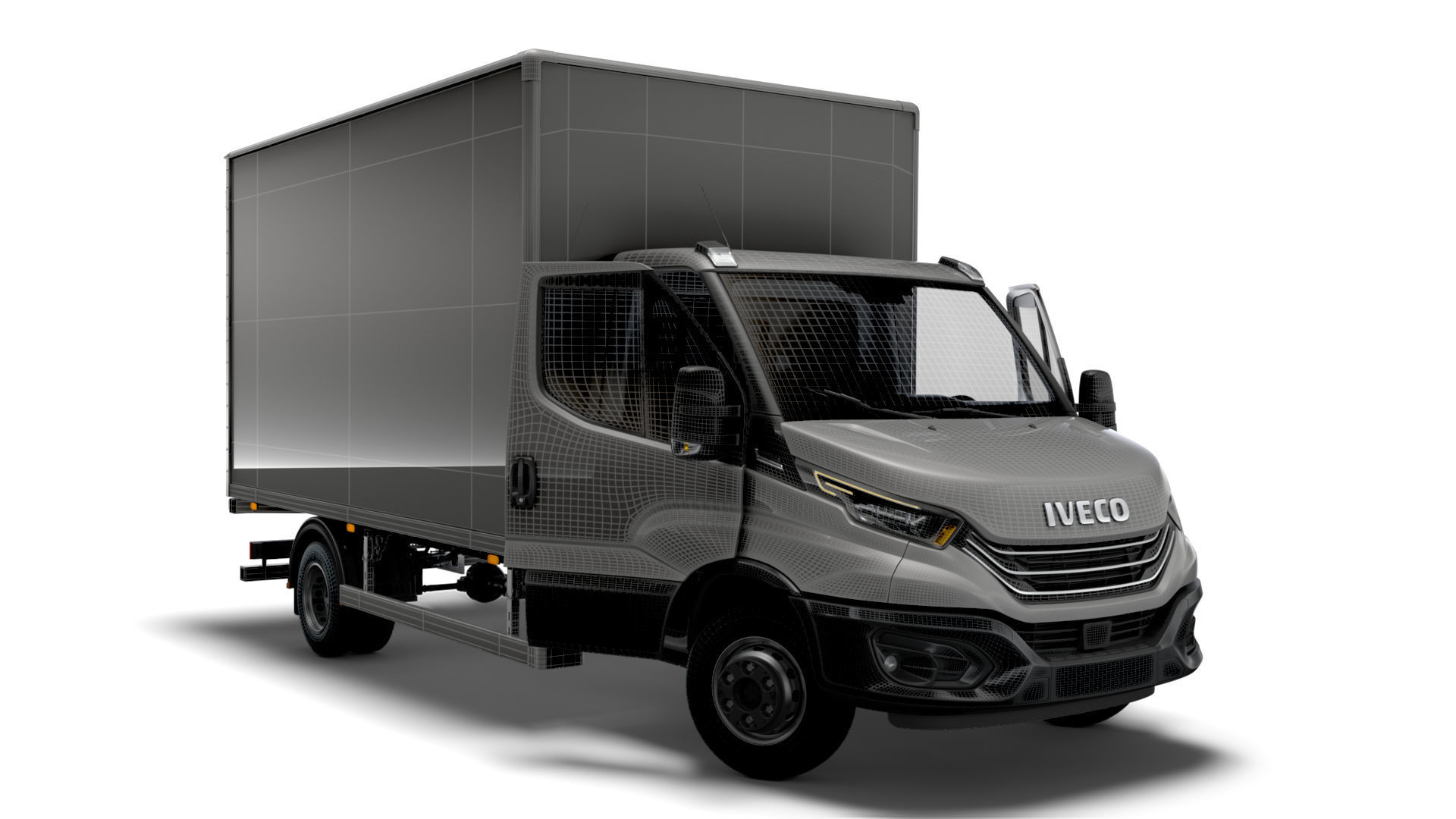 Iveco Dayli Box HQ Interior 2023 3D model_11