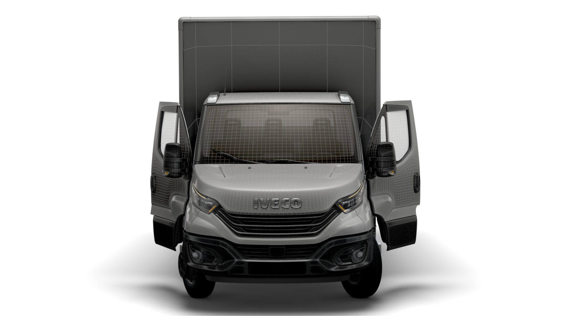 Iveco Dayli Box HQ Interior 2023 3D model_17