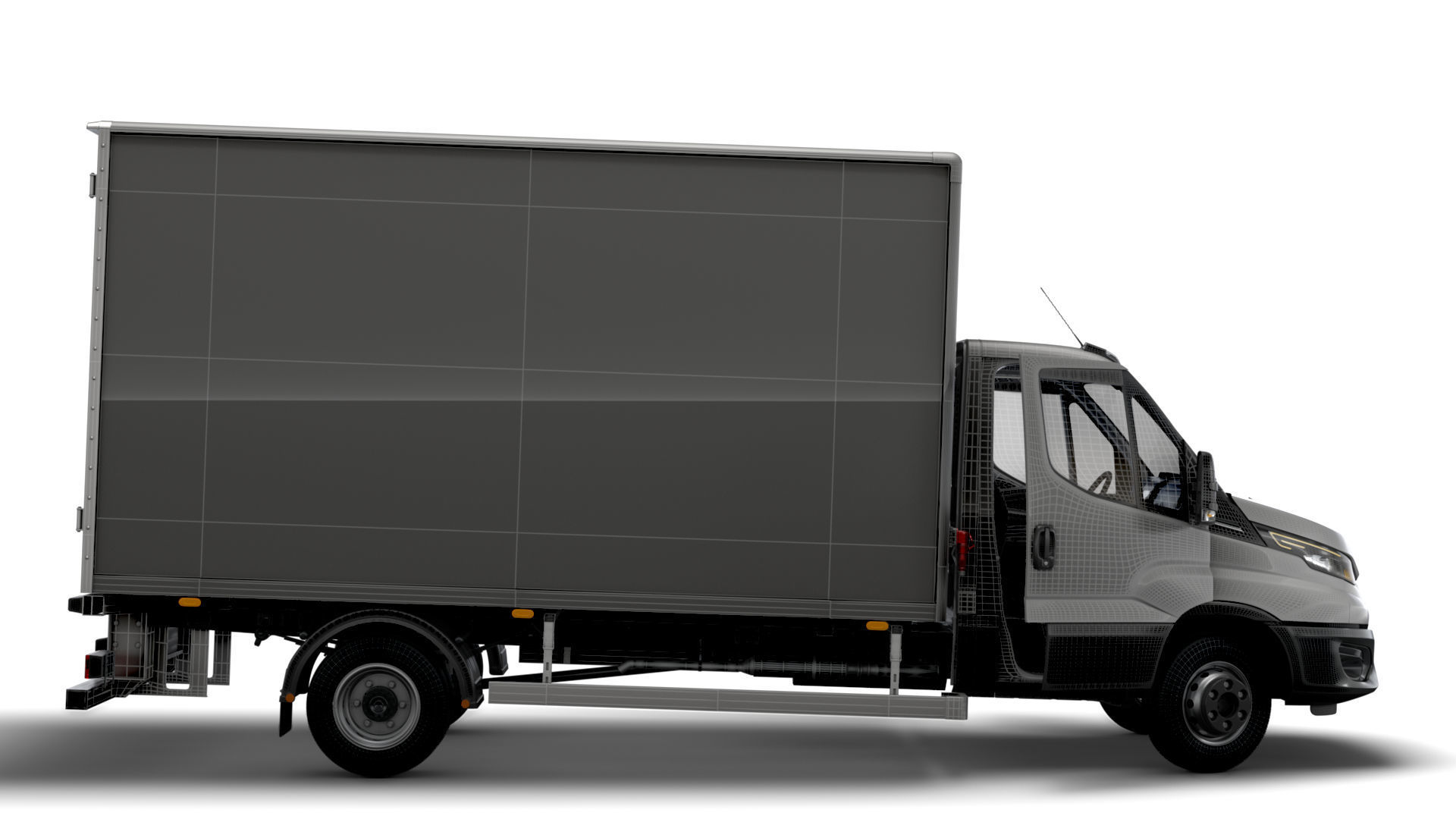 Iveco Dayli Box HQ Interior 2023 3D model_12