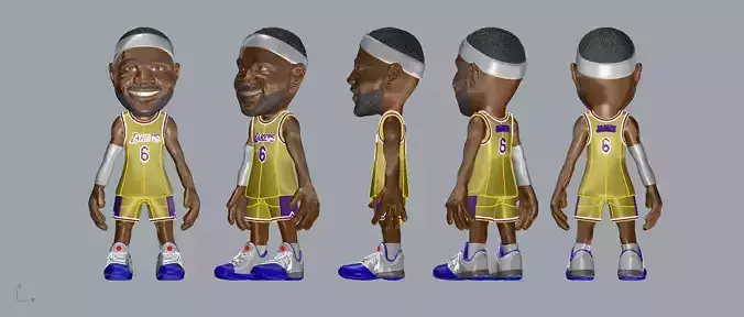 Lebron James 3D print model