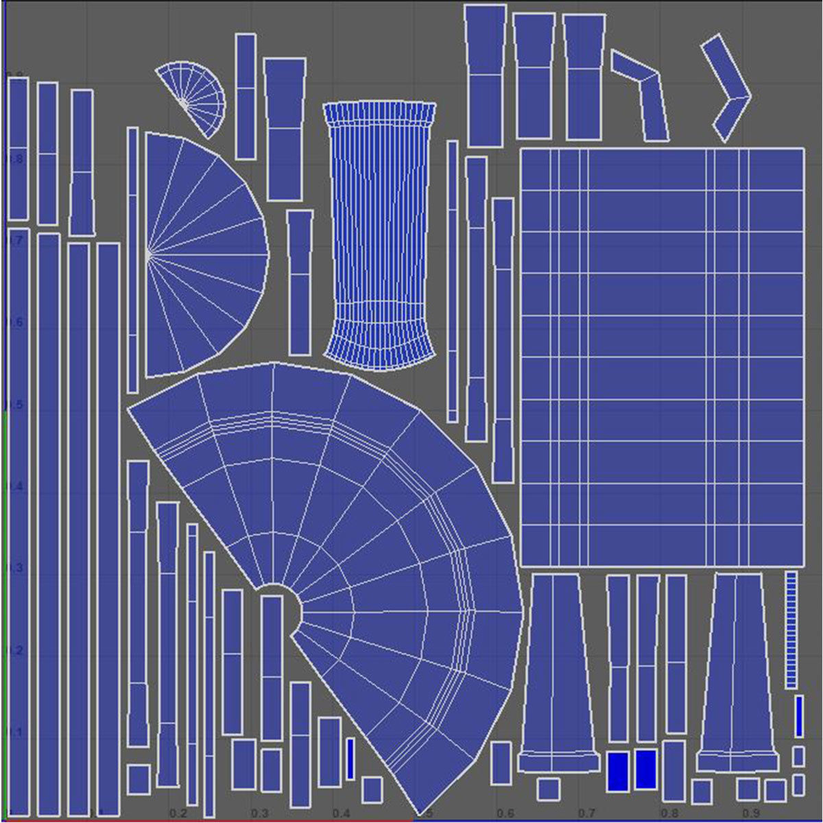 Stylized Water Tank Low-poly 3D model_8