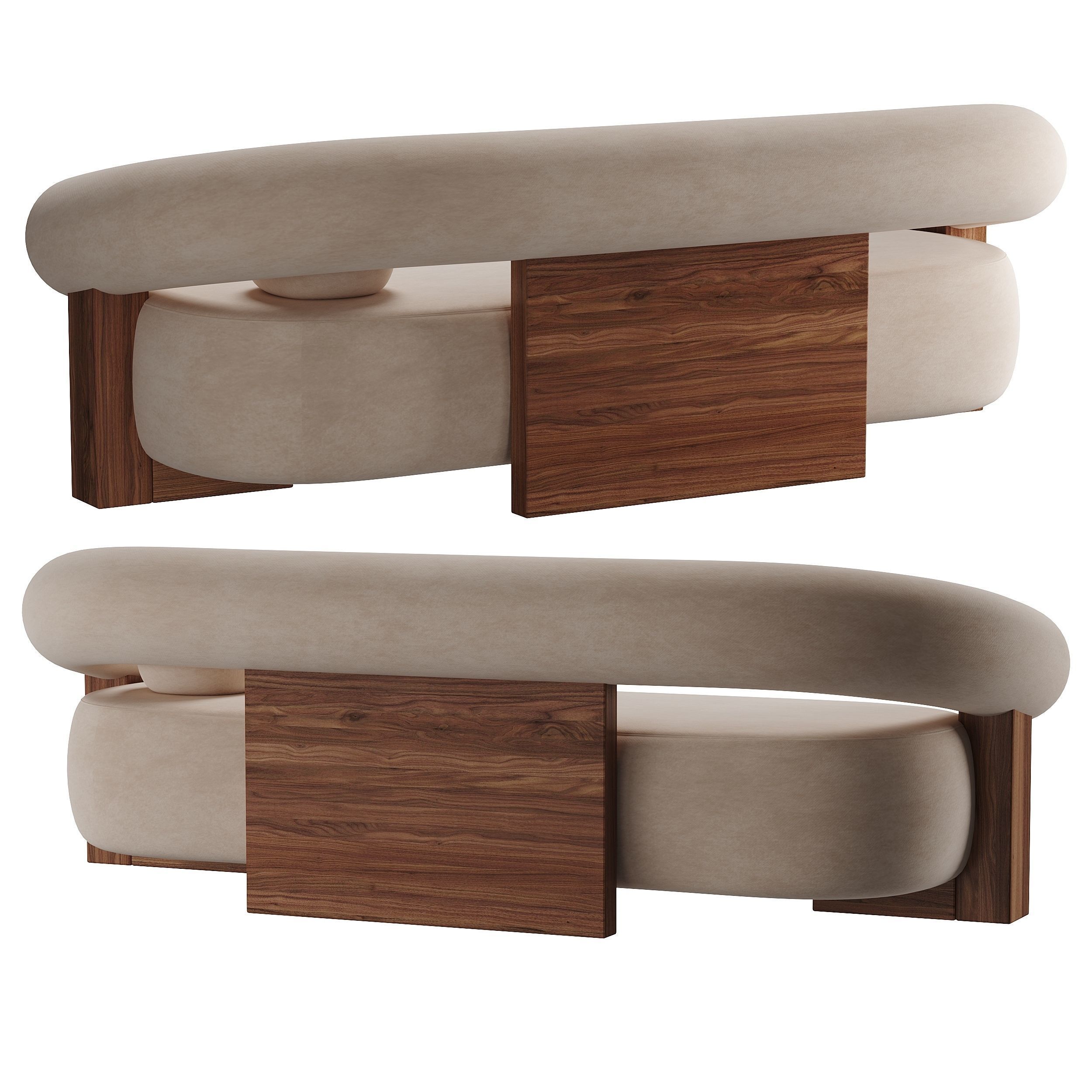 Cassette Sofa by Collector 3D model_2