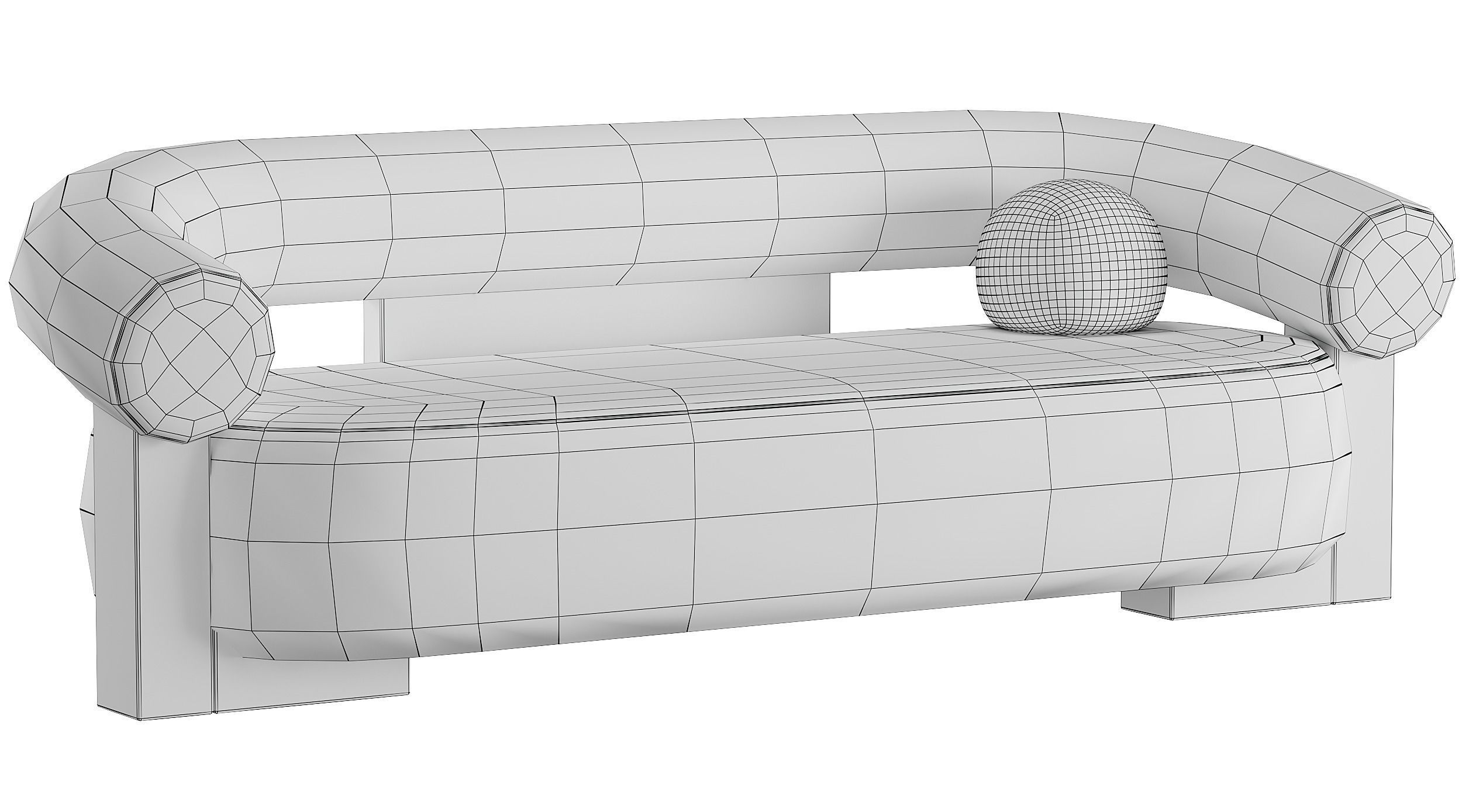 Cassette Sofa by Collector 3D model_11