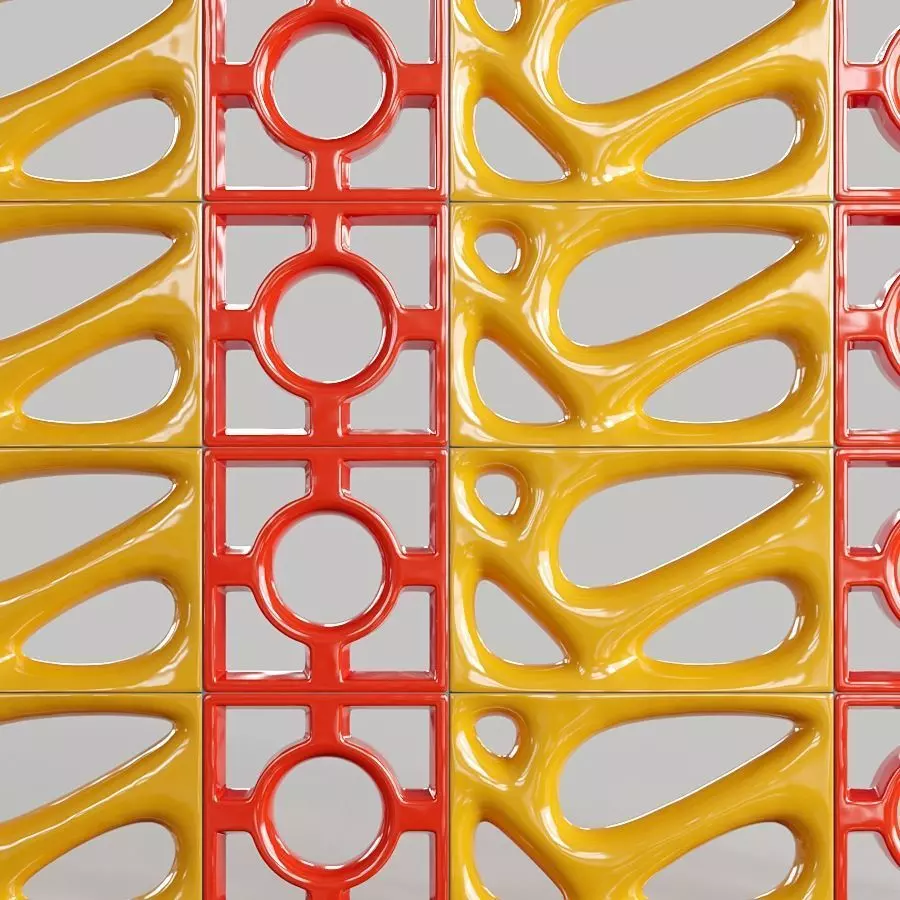 Cobogo Color Bricks Collection 3 3D model_0