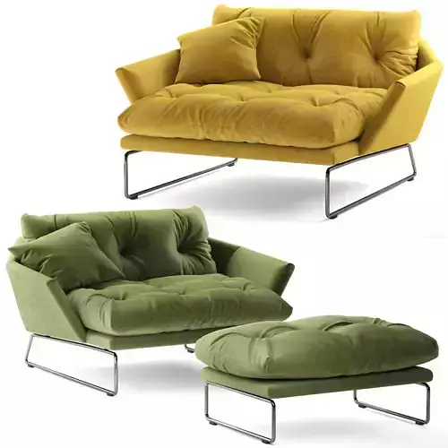 SabaItalia armchair New York Suite