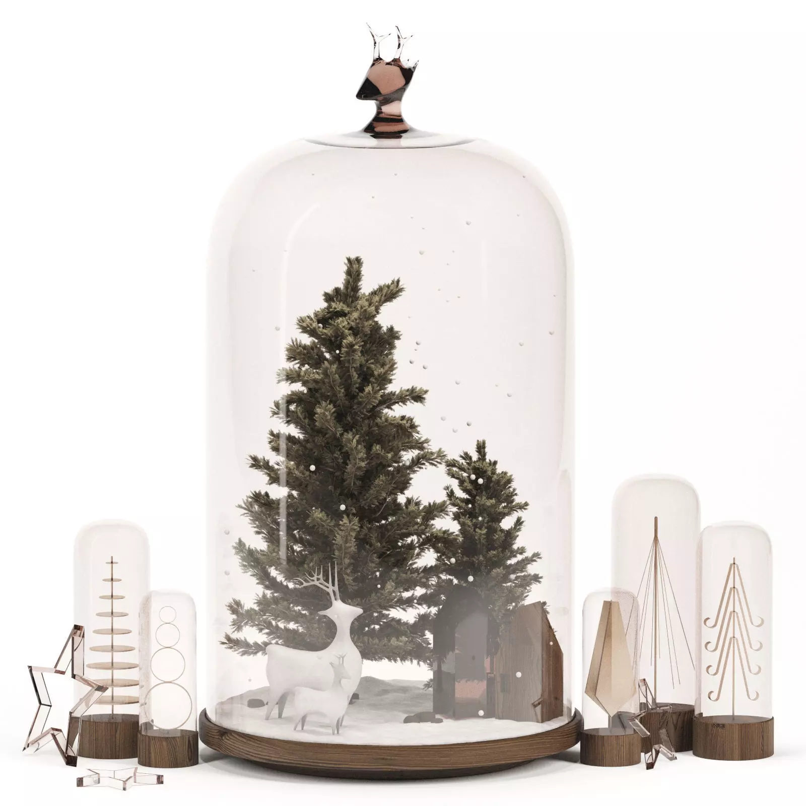 Christmas set 01 3D model_0