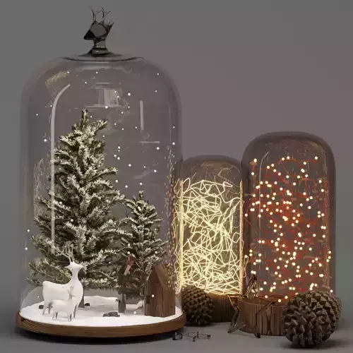 Christmas set 02 3D model