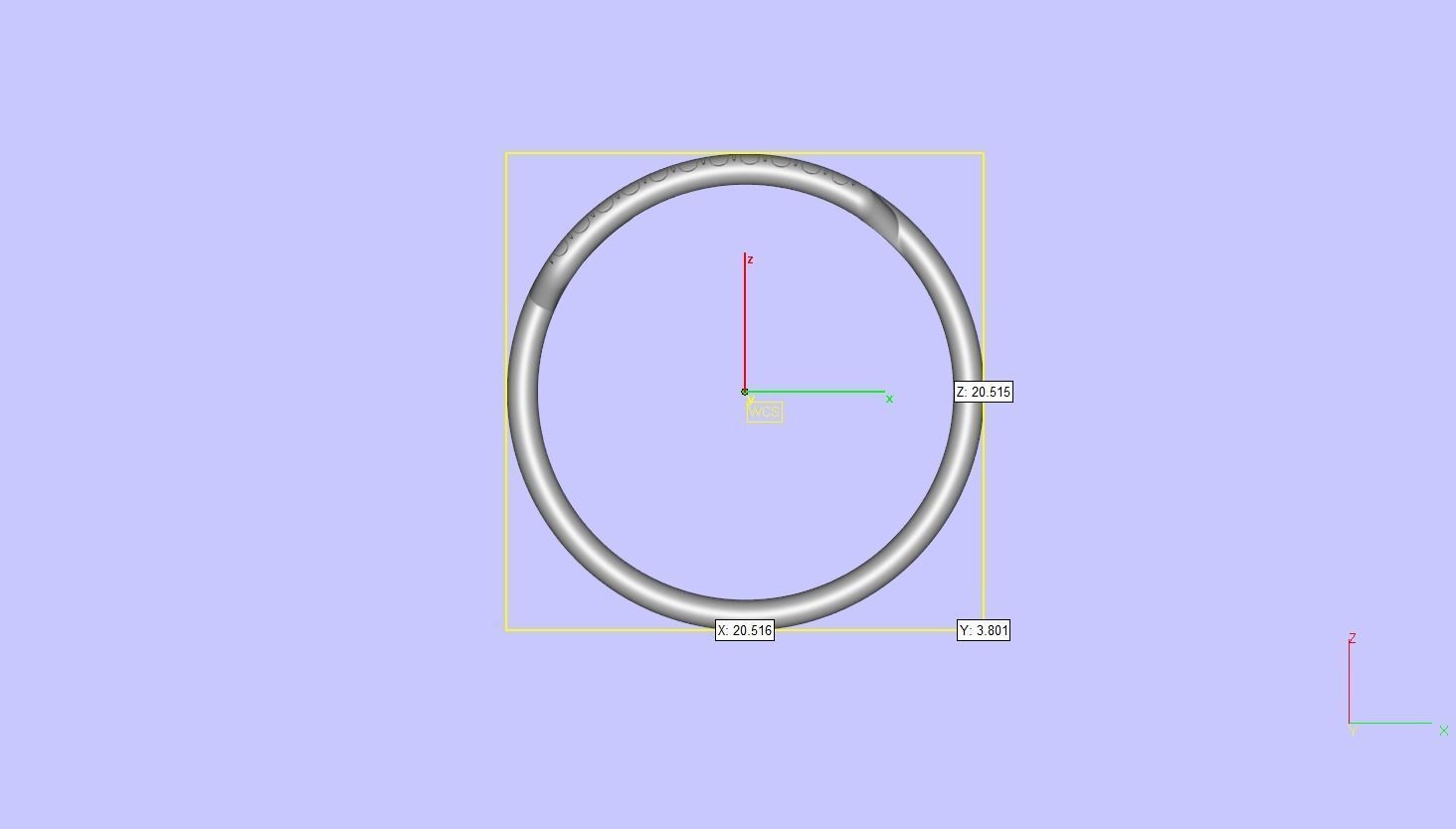 Asymmetrical Diamond Ring 3D print model_8