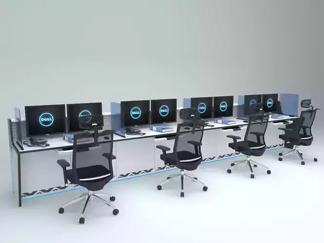Office Workstation  3D model