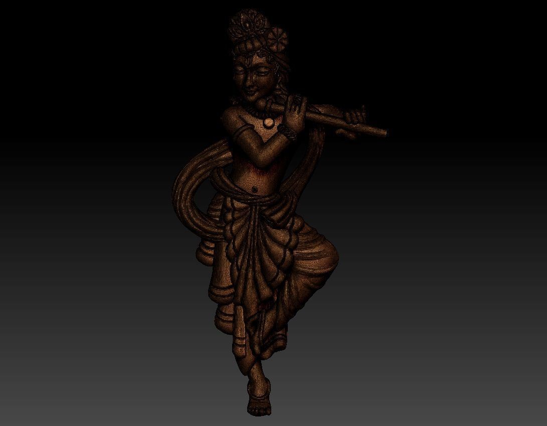 KRISHNA PENDENT 3D print model_6